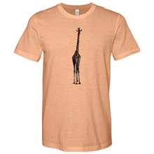 Load image into Gallery viewer, Giraffee Art Heathered Tee