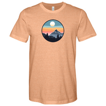 Load image into Gallery viewer, Mountain Sunset Heathered Tee