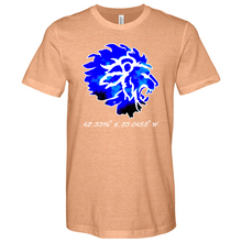 Load image into Gallery viewer, Japanese Blue Lion Heathered Tee