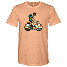 Load image into Gallery viewer, A Young Man Riding a Cycle Heathered Tee