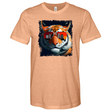 Load image into Gallery viewer, Bengal Face Wglasses Heathered Tee