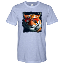 Load image into Gallery viewer, Bengal Face Wglasses Heathered Tee