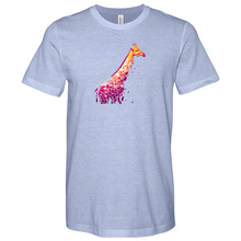 Load image into Gallery viewer, Giraffe Illustration Heathered Tee