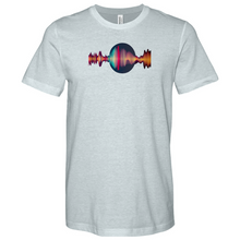 Load image into Gallery viewer, Frequency Waves Orb Heathered Tee