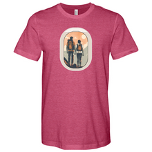 Load image into Gallery viewer, Hiking Couple Heathered Tee