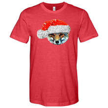 Load image into Gallery viewer, Snowy Fox Heathered Tee