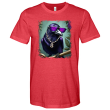 Load image into Gallery viewer, Purple Crow 8 Heathered Tee
