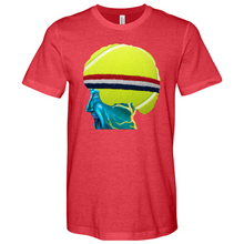 Load image into Gallery viewer, Tennis Head Heathered Tee