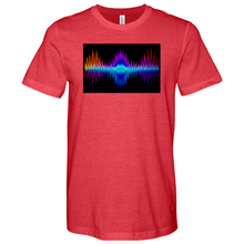 Load image into Gallery viewer, Frequency Red, Orange, Purple 02 Heathered Tee
