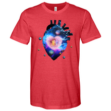Load image into Gallery viewer, Cosmic Heart Heathered Tee
