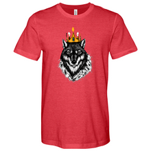 Load image into Gallery viewer, Wolf With Crown Min Heathered Tee