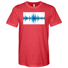 Load image into Gallery viewer, Blue Frequency 02 Heathered Tee