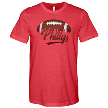 Load image into Gallery viewer, Philly Football Heathered Tee