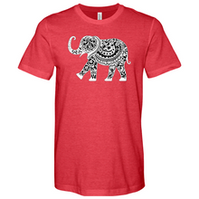 Load image into Gallery viewer, Boho Elephant Heathered Tee