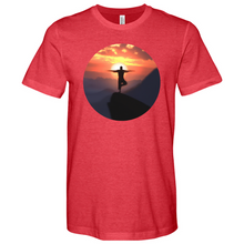 Load image into Gallery viewer, Sunset Yoga Heathered Tee
