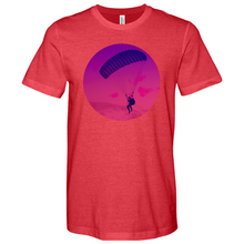 Load image into Gallery viewer, Purple Parachuter Heathered Tee