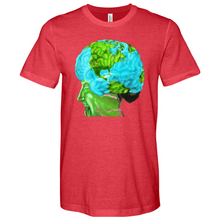 Load image into Gallery viewer, Earth Head 02 Heathered Tee