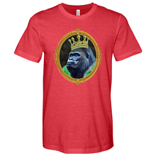 Load image into Gallery viewer, Monkey With Green Jacket in a Gold Frame Heathered Tee