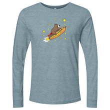 Load image into Gallery viewer, Beaver Riding A Hotdog Long Sleeve