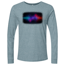Load image into Gallery viewer, Frequency Waves Red Blue Long Sleeve
