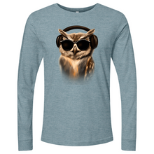 Load image into Gallery viewer, Owl in Headphones Long Sleeve