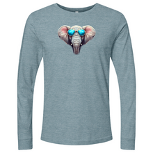 Load image into Gallery viewer, Elephant light Blue Long Sleeve