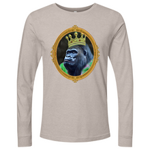 Load image into Gallery viewer, Monkey With Green Jacket In A Gold Frame Long Sleeve