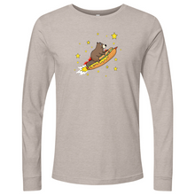 Load image into Gallery viewer, Beaver Riding A Hotdog Long Sleeve