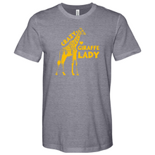 Load image into Gallery viewer, Crazy Giraffe Lady Heathered Tee