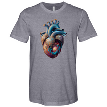 Load image into Gallery viewer, Flowing Heart Heathered Tee