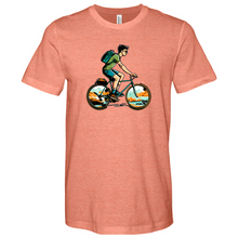 Load image into Gallery viewer, A Young Man Riding a Cycle Heathered Tee