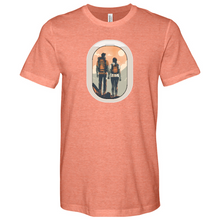 Load image into Gallery viewer, Hiking Couple Heathered Tee