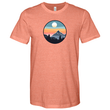 Load image into Gallery viewer, Mountain Sunset Heathered Tee