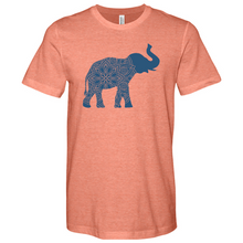 Load image into Gallery viewer, Mandala Elephant Heathered Tee