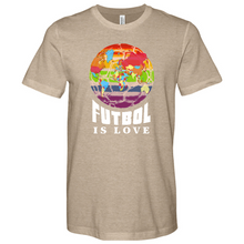 Load image into Gallery viewer, Futbol Is Love Heathered Tee