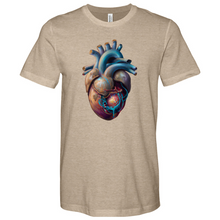 Load image into Gallery viewer, Flowing Heart Heathered Tee