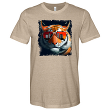 Load image into Gallery viewer, Bengal Face Wglasses Heathered Tee