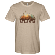 Load image into Gallery viewer, Atlanta Skyline City Heathered Tee