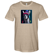 Load image into Gallery viewer, Llama Blue Heathered Tee