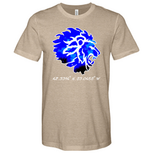 Load image into Gallery viewer, Japanese Blue Lion Heathered Tee