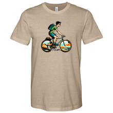 Load image into Gallery viewer, A Young Man Riding a Cycle Heathered Tee