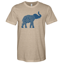 Load image into Gallery viewer, Mandala Elephant Heathered Tee