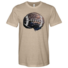 Load image into Gallery viewer, Football Brain 02 Heathered Tee