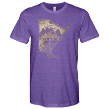 Load image into Gallery viewer, Atlanta Map Heathered Tee