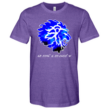 Load image into Gallery viewer, Japanese Blue Lion Heathered Tee