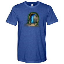 Load image into Gallery viewer, Floating in Space as a Porthole Door Min 01 Heathered Tee
