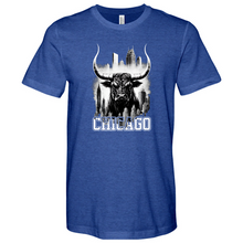 Load image into Gallery viewer, Chicago Bull Heathered Tee