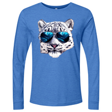 Load image into Gallery viewer, Snow Leopard Blue Sunglasses Long Sleeve