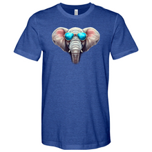 Load image into Gallery viewer, Elephant Light Blue Heathered Tee