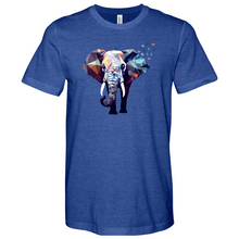 Load image into Gallery viewer, Geometric Elephant Heathered Tee